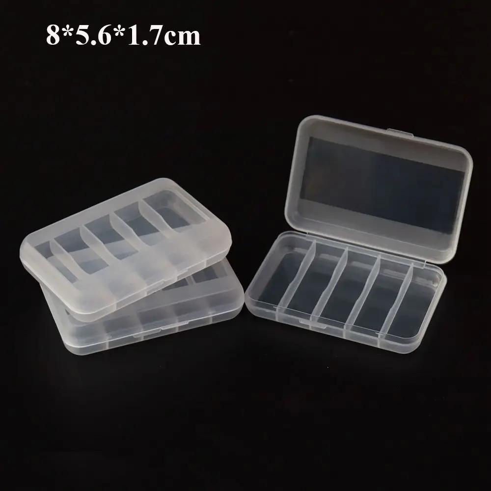 Square Plastic Transparent Storage Box Jewelry Beads Container Power Tools Accessories Box Small Items Sundries Organizer Case