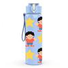 1PC Kids Star Group Figure 750ml Color Plastic Sports Water Bottle Leakproof Flip Straw Lid Suitable for Sports Office Home Use