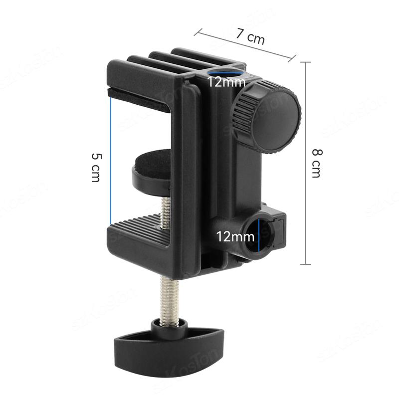 1Pc Universal Fixing Bracket Table Desk Lamp Bracket Clamp For Working Long Arm Holder Stand Replacement Part Desktop Clips
