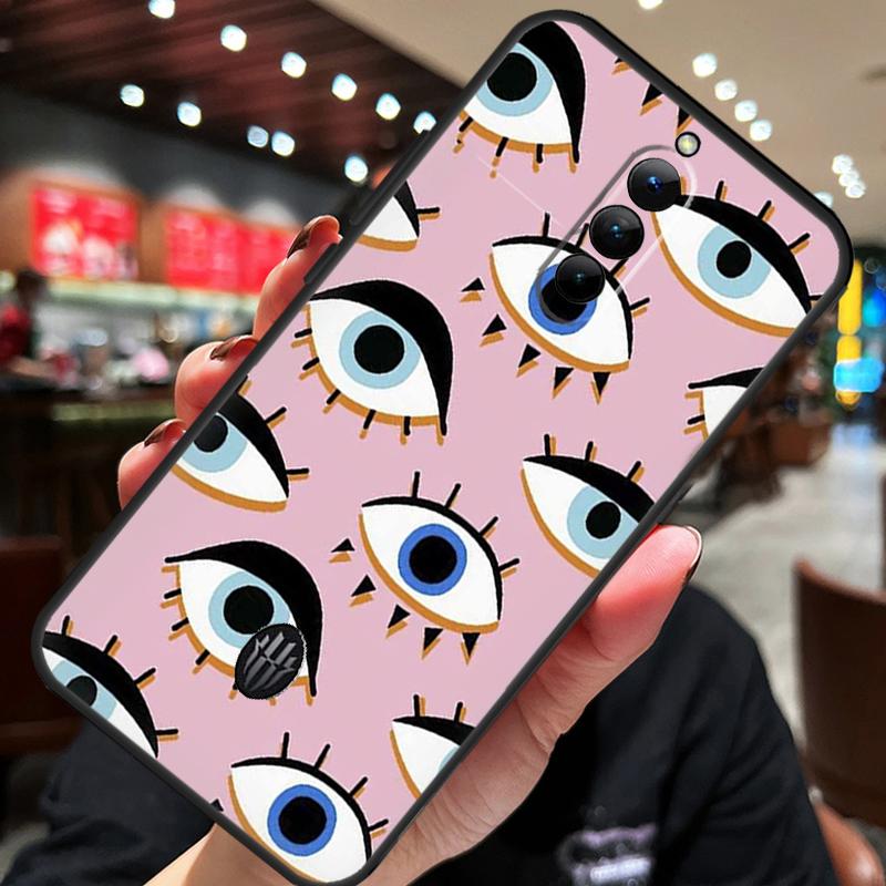 Lucky Eye Blue Evil Eye Print Case For ZTE Nubia Red Magic 8S 9S 10S 8 9 10 Pro Plus 6S 7S 6 7 Pro 5G 6R 11 Pro Plus Cover