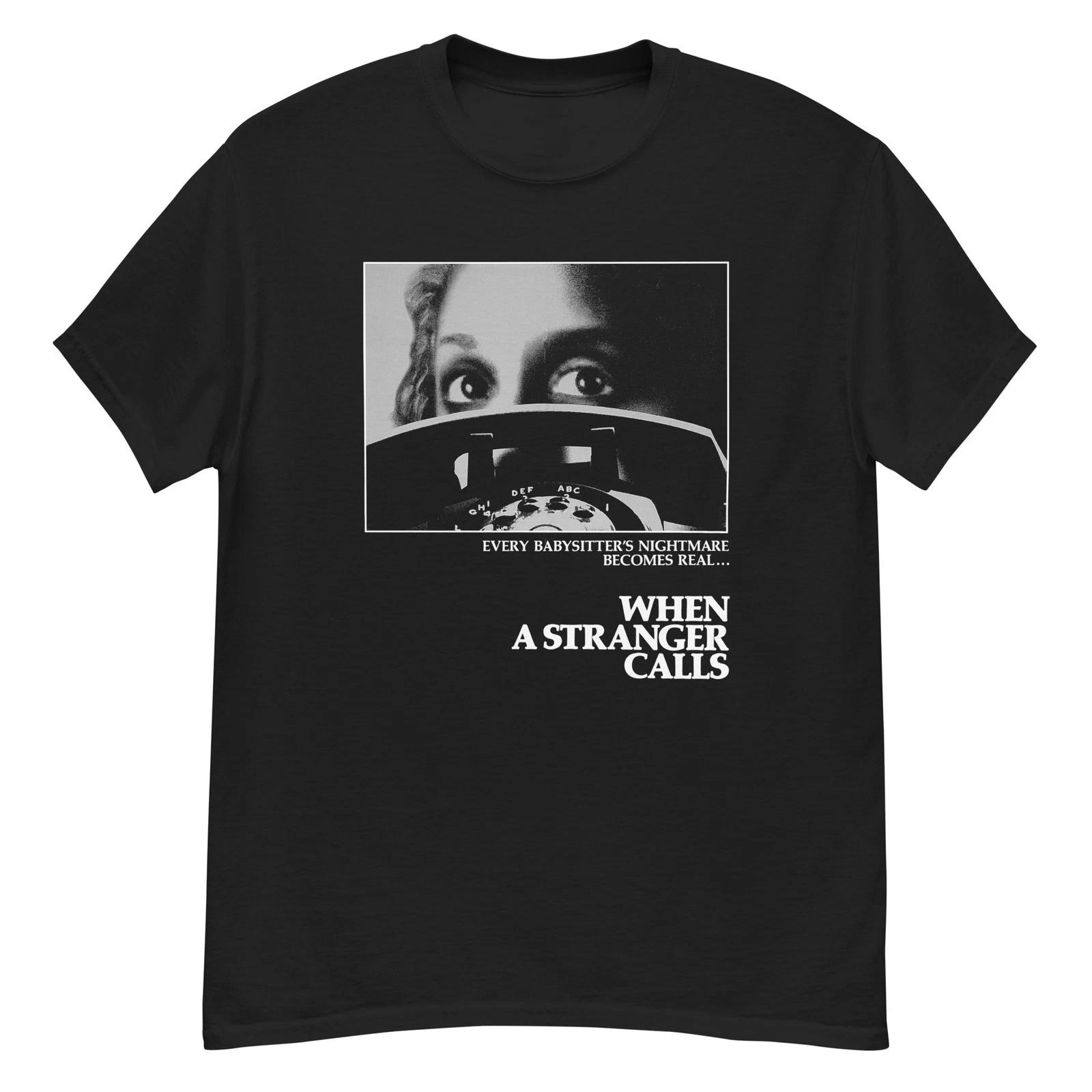 When a Stranger Calls cult slasher film fan art t-shirt S