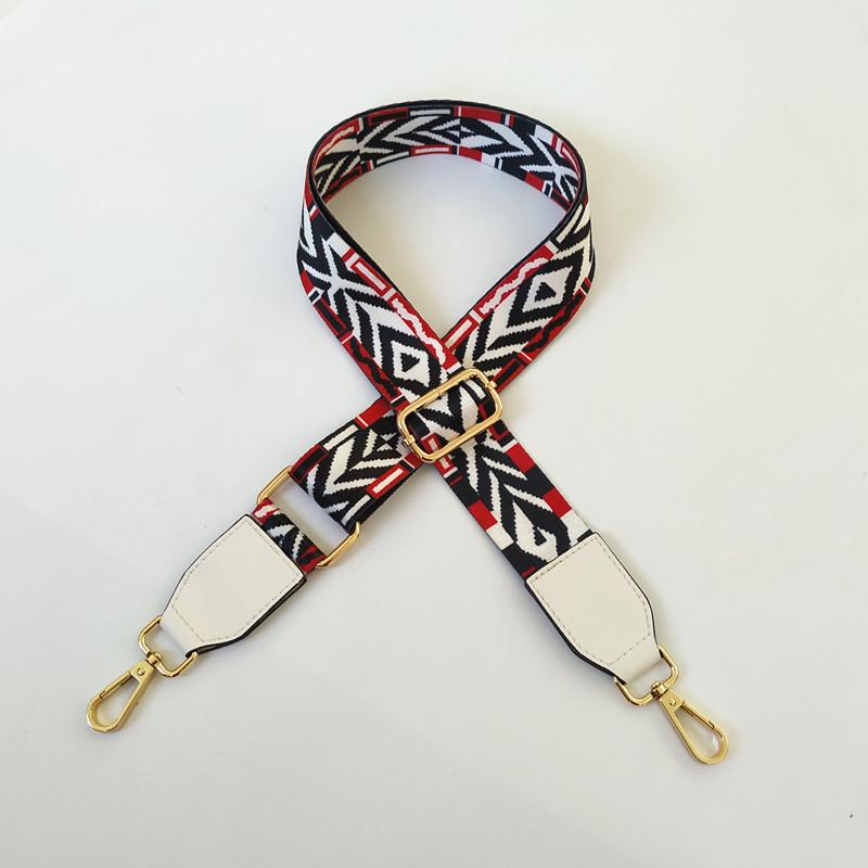 Adjustable Ethnic Style Wide Shoulder Strap for Crossbody Bags