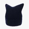 Acne Studios Beanie Face Logo Patch C40426 Navy Melange