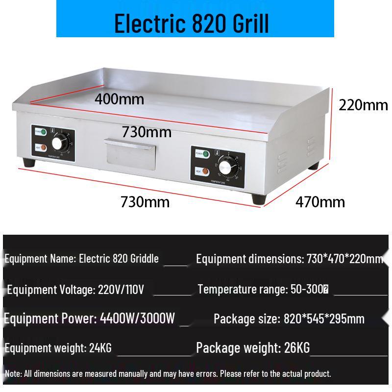 Tuoqi Electric Teppanyaki Griddle for Pancakes & Steaks