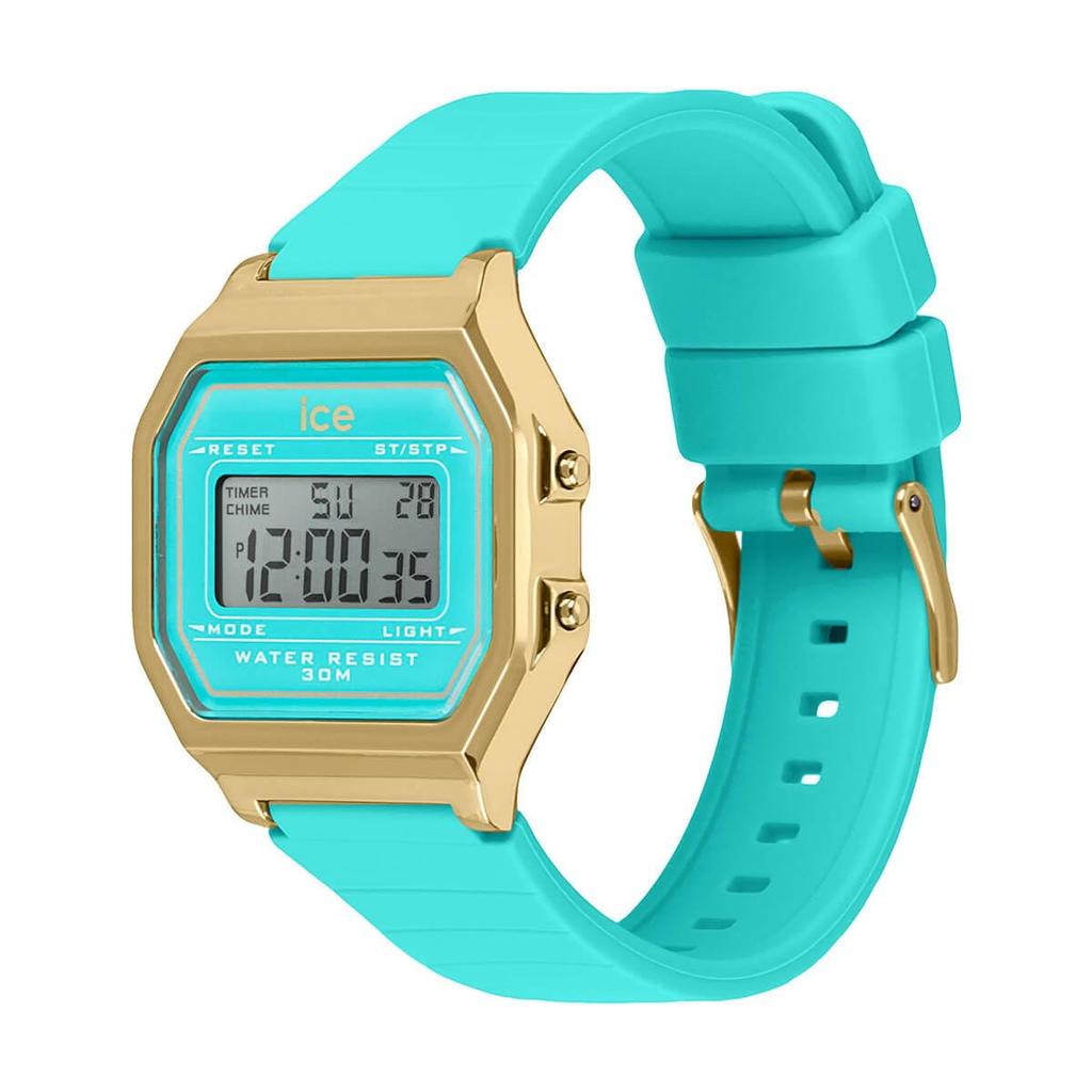Authorized Distributor [Ice Watch] Ice Watch Digital Women's Watch 022055 ICE Digit Blue Curacao Small