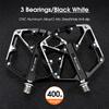 WEST BIKING MTB Bike Pedals 3 Bearing Aluminum Alloy Widened Non-Slip Platform Pedals Road Cycling City Folding Bike Flat Pedals