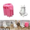 3D Animal Statue Silicone Candle Molds Epoxy Resin Silicone Molds for Candle Soap Fondant Chocolate Candy Baking