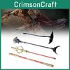 Exquisite Sun Wukong Metal Staff Collectible From Journey To The West Anime Series