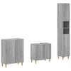 3 Piece Bathroom Cabinet Set ARNHEM Sonoma Grey