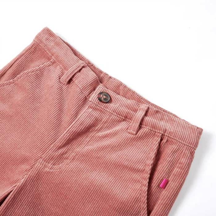 Pantalons pour enfants velours côtelé rose ancien 92/104/116/128/140