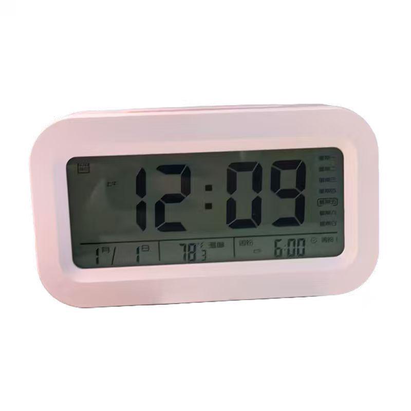 Rechargeable Multi-Function Alarm Clock with Voice Time Reporting for Students, Boys & Girls
