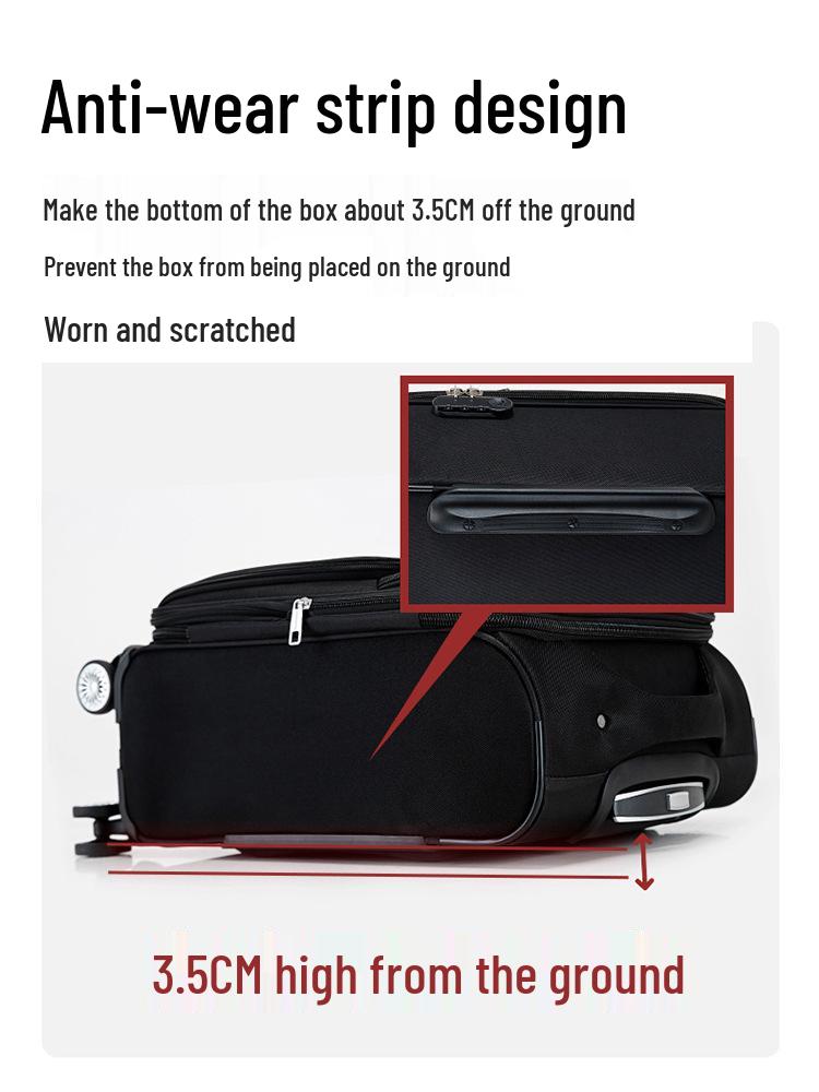 Extra Large Waterproof Oxford Cloth Trolley Luggage, Durable 100-Inch Case with Password Lock, Ideal for Travel & Moving.