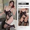 Sexy Set Sexy One-piece Suspender Set Pajamas Free Pure Desire Hollow Sex Underwear Perspective Lace Uniform