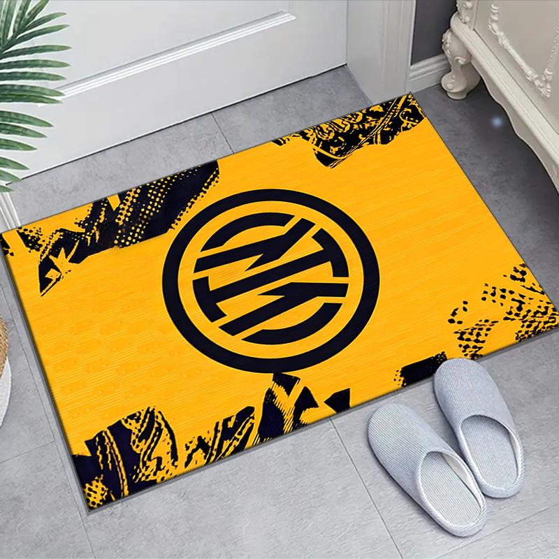 1 Stück Fußballteam-Design Teppich - Rutschfest, Weich & Gemütlich Fußmatte für Wohnzimmer, Schlafzimmer, Büro - Dekoteppich für Innen/Außen