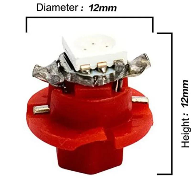 5/10Pcs 12V T5 LED Car Instrument Panels Bulbs High-quality Universal Instrument Panel Light Side Lamp Auto Interior Accessories