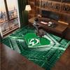 Tappeto in Velluto di Cristallo con Stampa Calcio Werder Bremen, Comodo Assorbente d'Acqua Antiscivolo Tappeto per Pavimenti Interni
