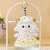 Cute Lamb Plush Pendant Fluffy Soft Stuffed Sheep Charm 1Pcs for Handbag Purse Decoration Girls Daily Gift