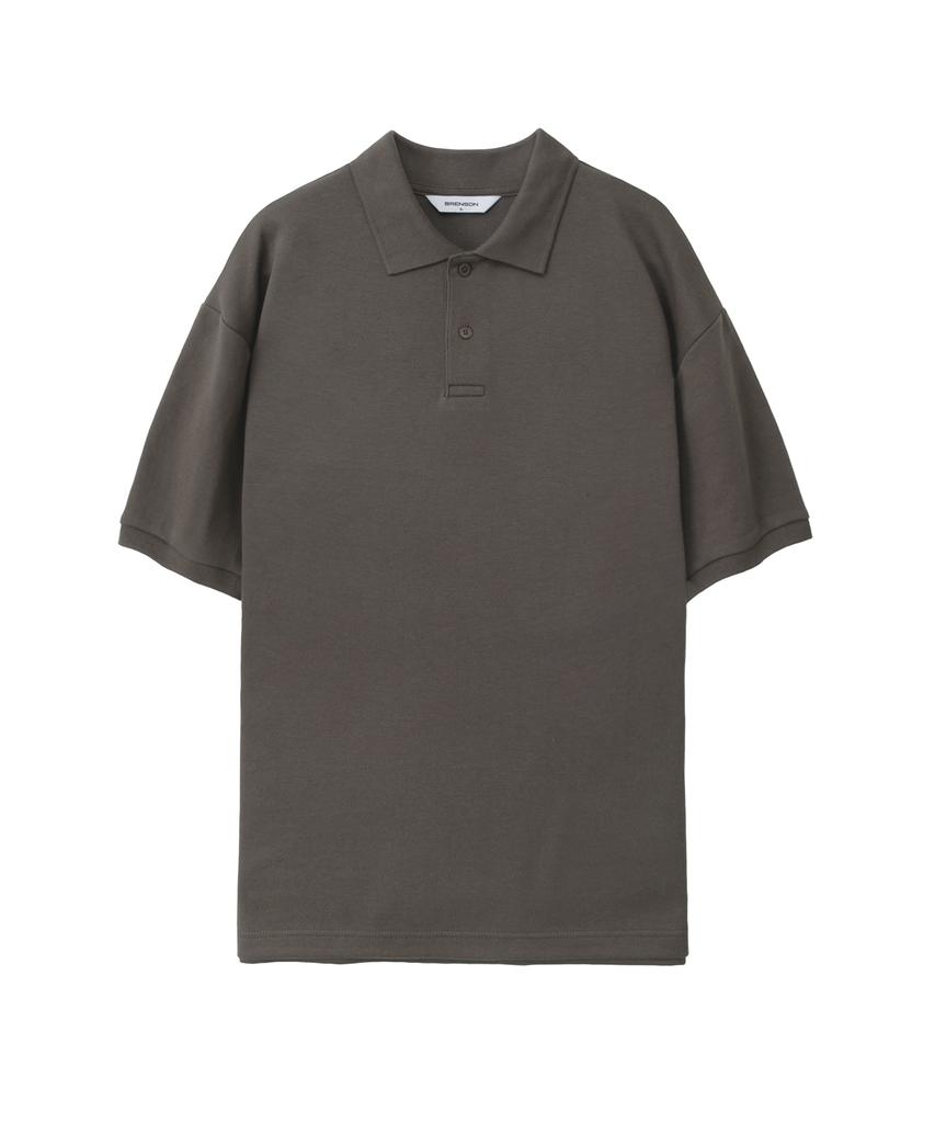 BRENSON Relaxed Double Cotton Collared Short Sleeve Tee ( 7 Colors )