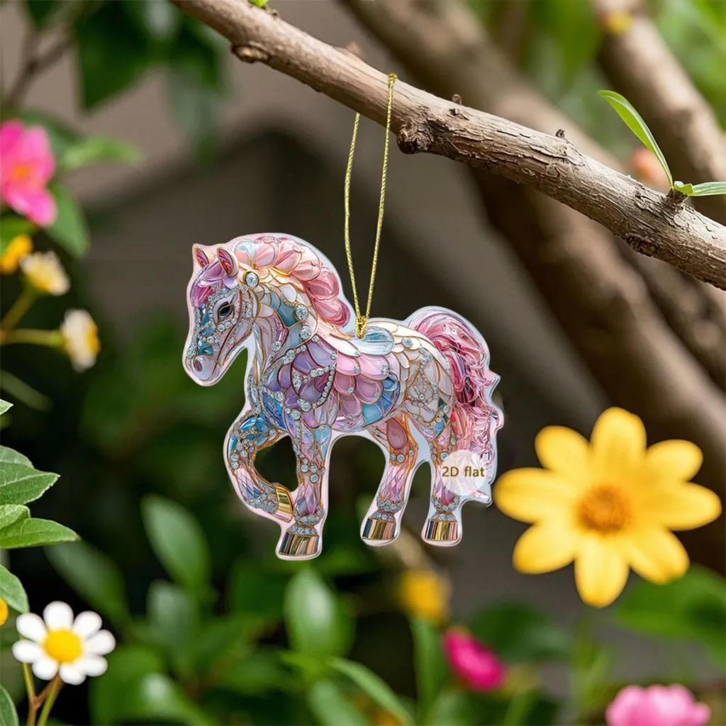 2D Akrylplatt Hänge, Sött Tecknad Nyckelringshänge, Barnpresent Hänge