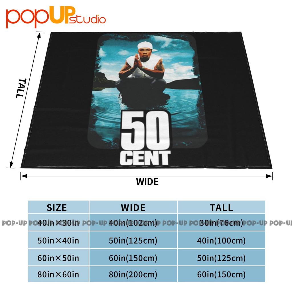 2005 50 Cent Rap Hip Hop Ultra-Soft Blanket Quilt Winter Sofa Cover Bed Covers