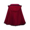 Fairy Hooded Cloak Renaissance Medieval Cosplay Costume Adults Velvet Wizard Witch Cape for Halloween Christmas Cosplay Party