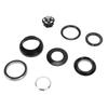 Bike Bearing Headset 44mm Straight Tube Aluminum Alloy CNC Cutting Process Cycling Headset Replacement
