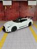 1:24 Nissan GTR CSR2 Skyline Ares Die-Cast-Modelle & Spielzeugfahrzeuge Metall-Spielzeugauto-Modell Hohe Simulation Rückziehmotor Sammlung Kinderspielzeug