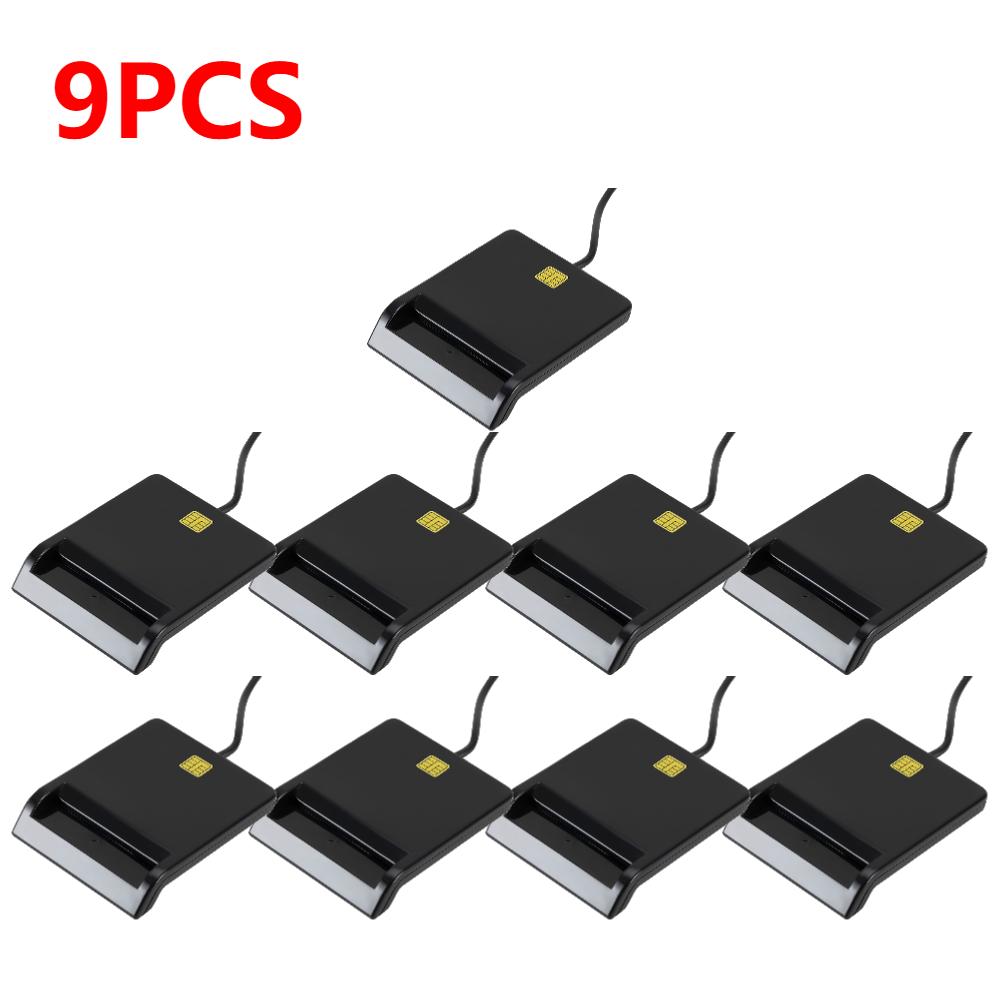 USB Smart Card Reader Stable Operation Reliable Simplicity for DNIE ATM CAC IC ID SIM Card Cloner Connector for Windows Linux