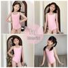 PULASSI Girls' One-Piece Professional Training Swimsuit