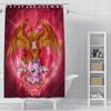 Shower Curtain Waterproof Polyester Fabric Paint Colorful Curtains Cute Digimon Playmats Greymons Home Bathroom Decor  With Hook