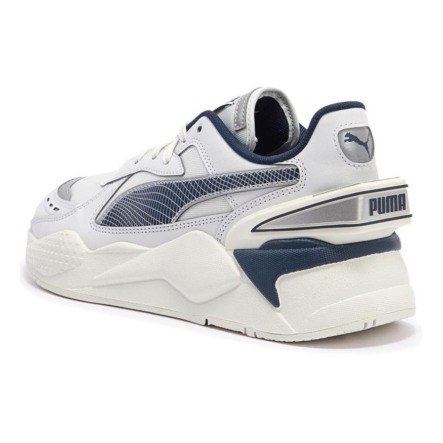 New PUMA RS X '40TH ANNIVERSARY' Slip Resistant Low Top Casual Shoes Unisex White Gray Blue 395339-01