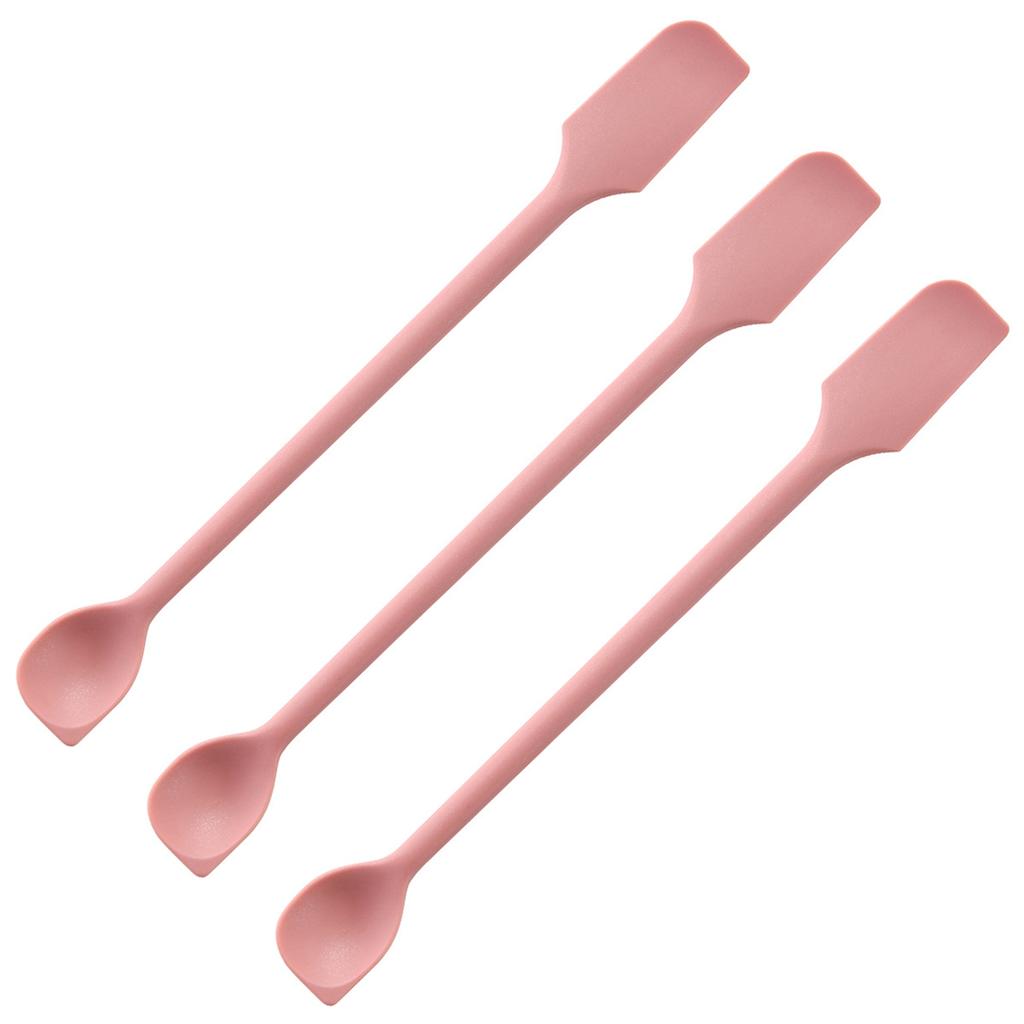 3pcs/set Silicone Double Headed Jam Scraper Spoon Butter Scraper Jam Scraper Household Mixing Stick Spoon Kitchen Gadgets