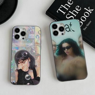 British Pop C-CharliS-XCX Singer For IPhone 17 16 15 14 13 12 11 Pro Max Plus Pro Clear Phone Cover Non-Slip Shell