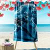 Football Print Beach Towel, Large Soft Quick Dry Towel for Beach Camping Swimming