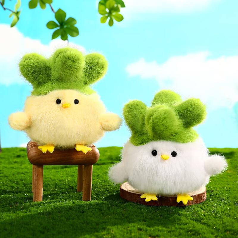 MANMIAO Креативный брелок-брелок из плюша «Чесночная птица», 3 шт.