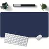 Solid Color Simple Computer Laptop Mouse Pad Office Large Black Desk Mat Girls Gaming Mousepad Rubber Non-Slip Cushion 