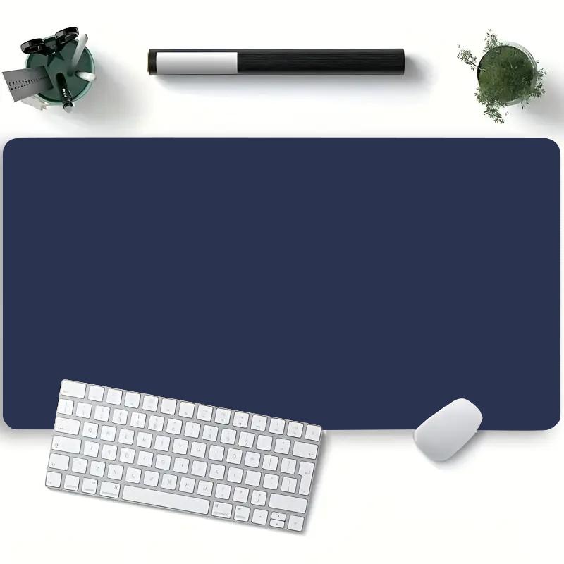 Solid Color Simple Computer Laptop Mouse Pad Office Large Black Desk Mat Girls Gaming Mousepad Rubber Non-Slip Cushion 