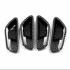 For Hyundai Tucson   Carbon Fiber Inner Door Handle Bowl Cover Trim 4pcs