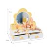Flower Vanity Table Early Learning Toy Makeup Educational for Nursery