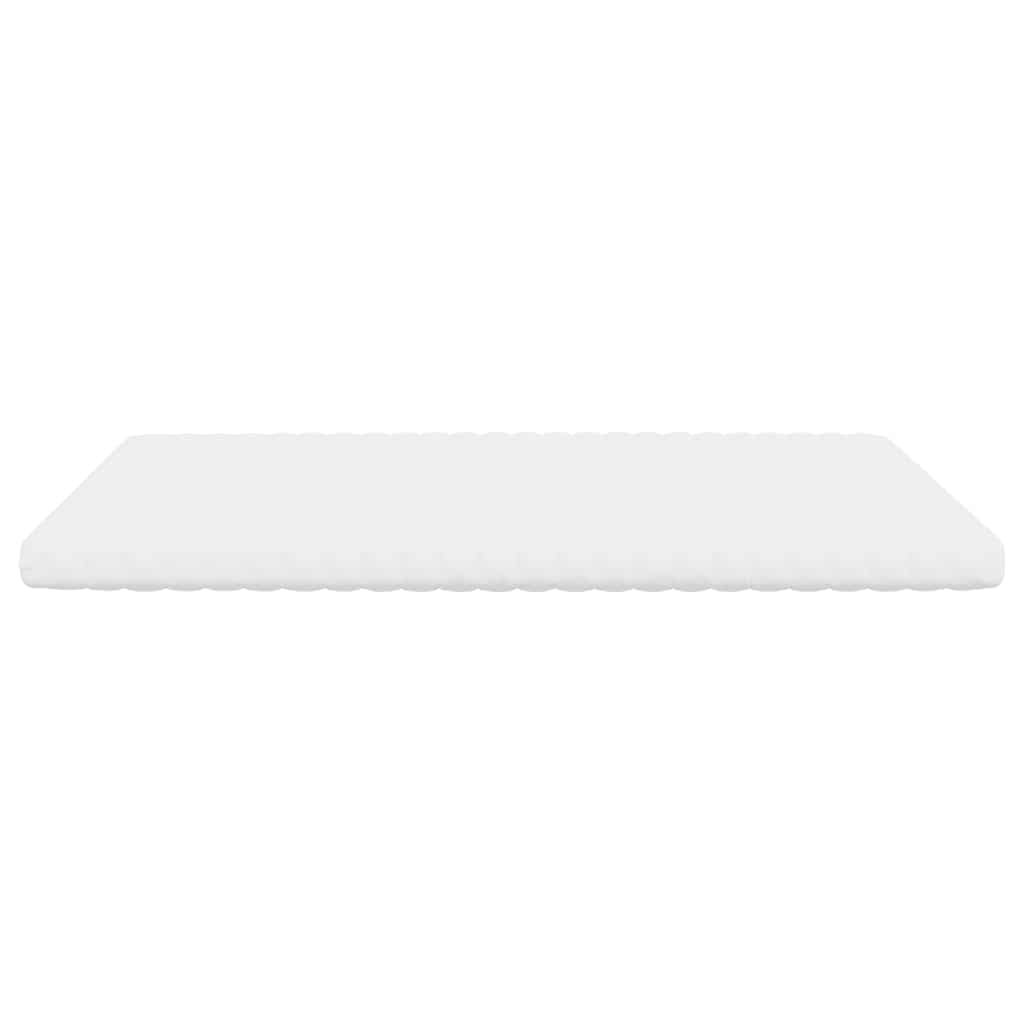Vidaxl Materac Piankowy, Biały 160X210 Cm, 7-Strefowy, Twardość 20 Ild