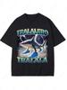Tralalero Tralala Funny Shark Meme T-shirt Gifts Women's Fashion Gothic Vintage T-shirts Casual T Shirt