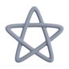 Baby Silicone Teethers Toy Food Grade Newborn Pacifier Molar Chewing Teething Toy Cartoon Star Baby Grip Training Toy