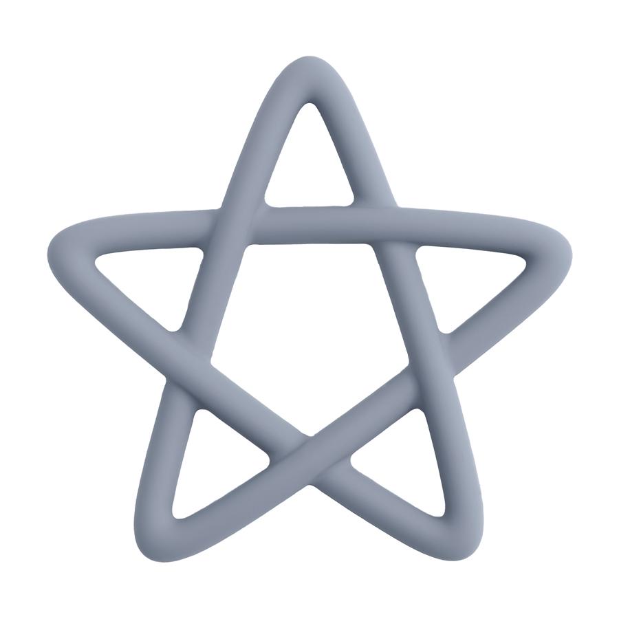 Baby Silicone Teethers Toy Food Grade Newborn Pacifier Molar Chewing Teething Toy Cartoon Star Baby Grip Training Toy