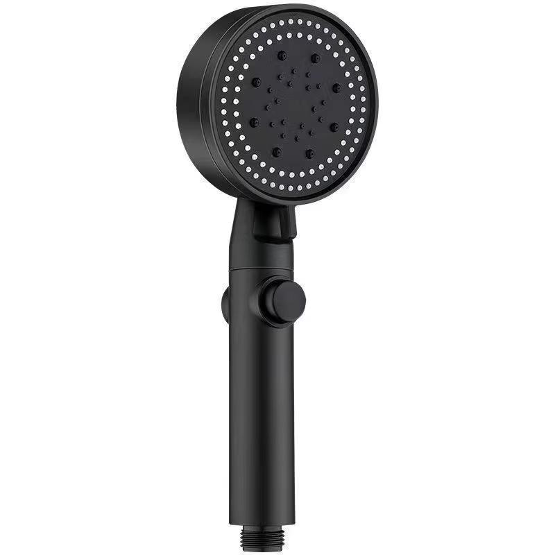 This multi-functional, height-adjustable shower head features 5 modes, adjustable water flow, and a one-touch stop function.