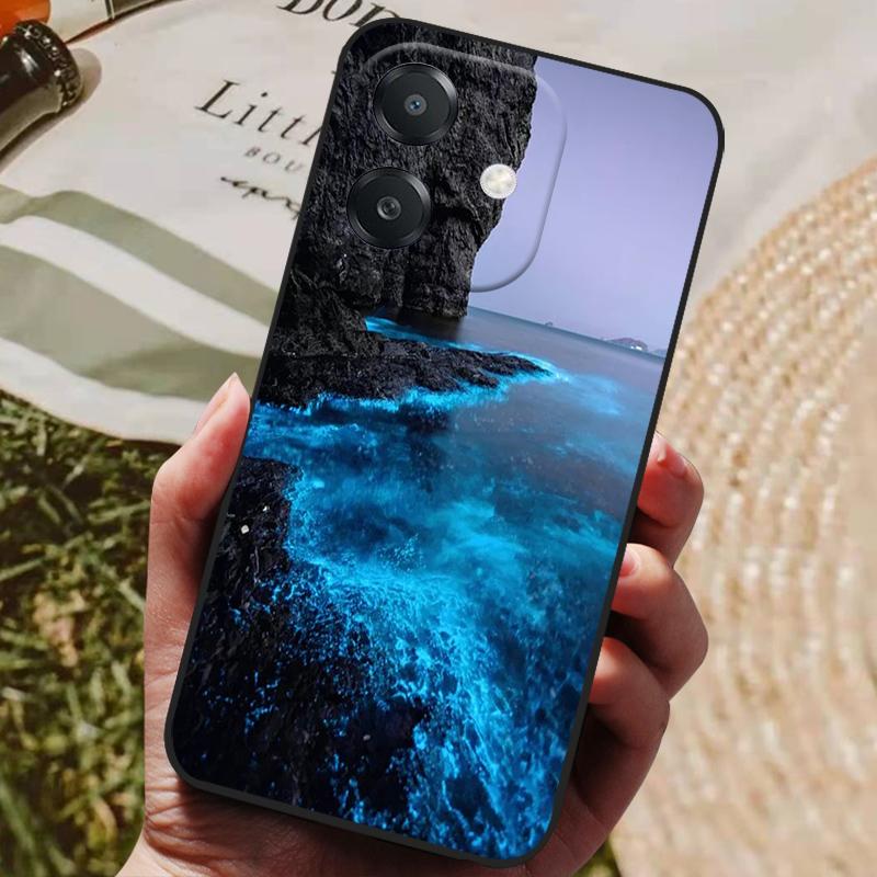 Para OPPO A3 A3x Funda Lujosa Cubierta Trasera de Silicona Funda de Teléfono para OPPO A3x 4G 5G Fundas A 3 3x Parachoques Suaves Coque A60 5G Lindas Capas