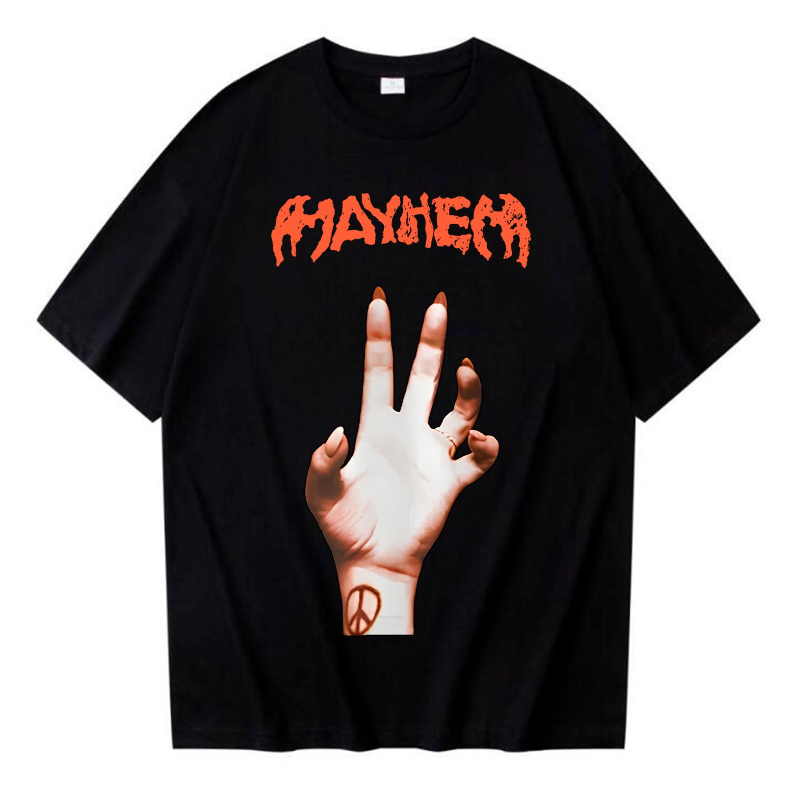 

Riley Gava Chaos New Album Print T-shirt Fashion Early 21st Century Style Retro Men s T-shirt Cotton T-shirt Gift Street Wear... S разноцветный