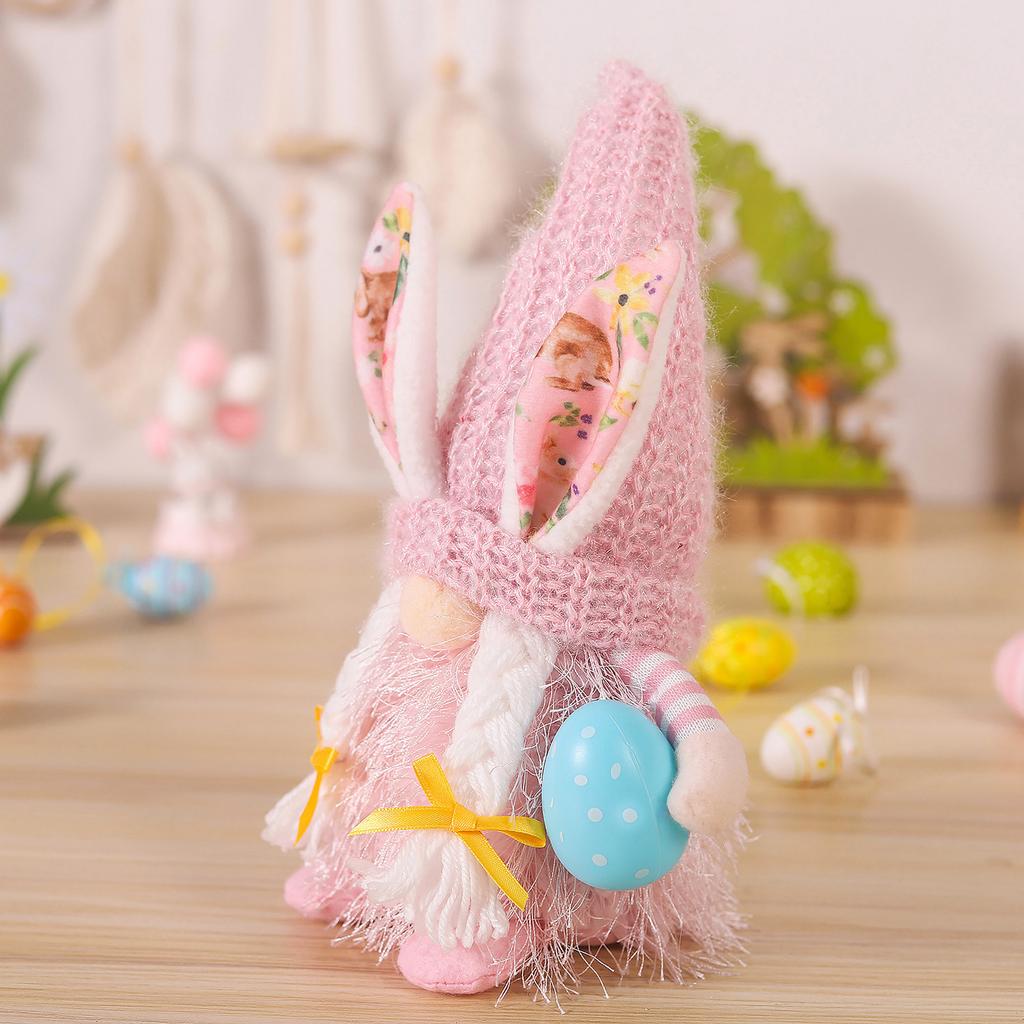 Easter Decorations, Egg Hugging Couple Dolls, Faceless Dolls, Themed Party Decorations