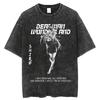 T-Shirts Druck T-Shirt Kurzes Oberteil Y2k Sommer Harajuku Oberteile Heißes Japanisches Anime Deadman Wonderland T-Shirt Gewaschen