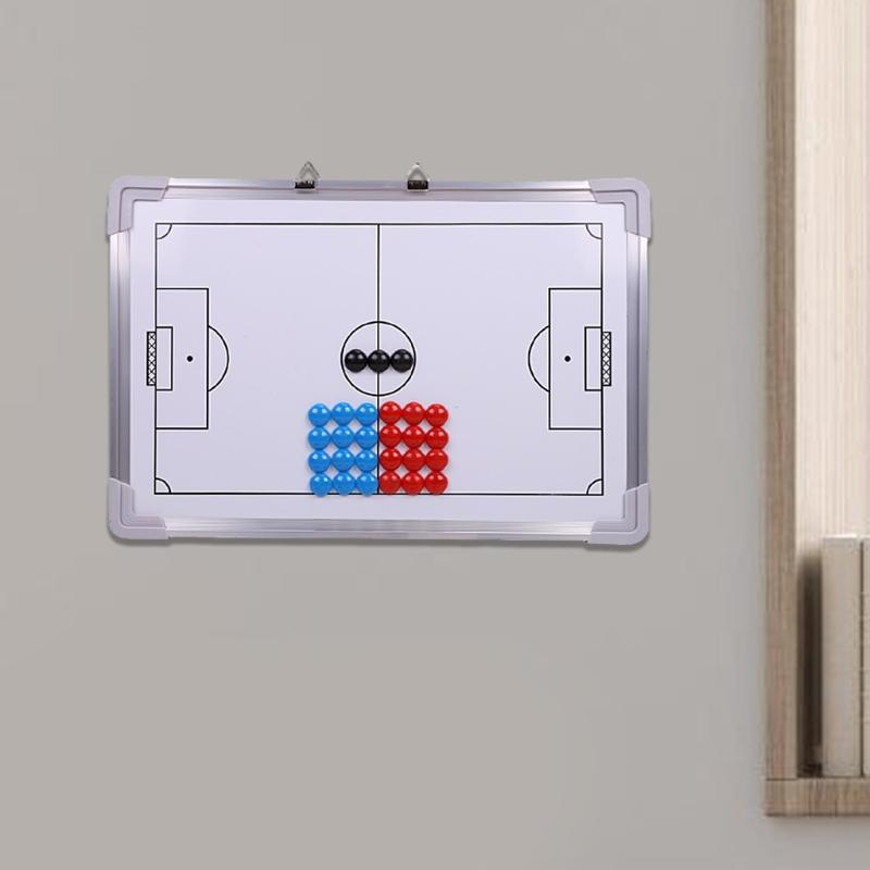 Football Tactic Board Game Plan Demonstration Tactic Board Erasable Double Sided Coaching Boards Strategy Clipboard