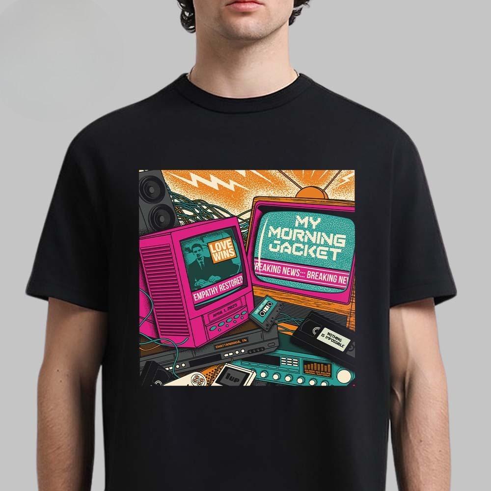 Vzácné My Morning Jacket 11. výroční Síň slávy Austin City Limits ACL Live V The Moody Theater 1. srpna 2025 Unisexové tričko